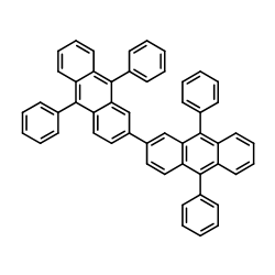 9,9',10,10'-四苯基-2,2'-联蒽结构式