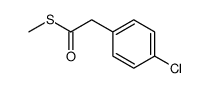 methyl 2-(4-chlorophenyl)ethanethionate结构式