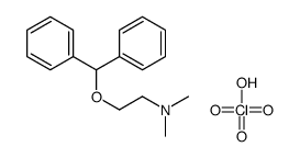 2-benzhydryloxy-N,N-dimethylethanamine,perchloric acid结构式