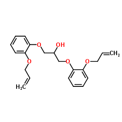 1,3-Bis[2-(allyloxy)phenoxy]-2-propanol结构式