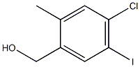 (4-Chloro-5-iodo-2-methyl-phenyl)-methanol Structure