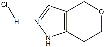 1,4,6,7-四氢吡喃并[4,3-C]吡唑盐酸盐结构式