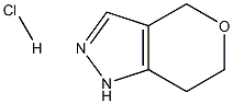 1,4,6,7-tetrahydropyrano[4,3-c]pyrazole hydrochloride Structure