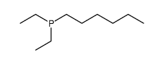 Diethyl-hexyl-phosphin Structure