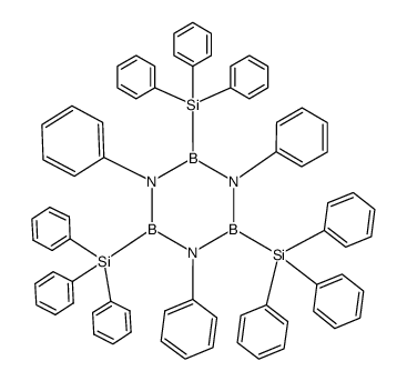 B-Tris-(triphenylsilyl)-N-triphenylborazin Structure