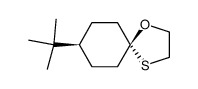 1-oxa-4-thia-8-t-butylspiro[4.5]decane结构式