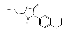 3-(p-Ethoxyphenyl)-5-propylrhodanine Structure