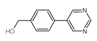(4-(PYRIMIDIN-5-YL)PHENYL)METHANOL Structure