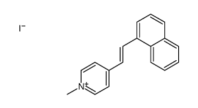 1-methyl-4-(2-naphthalen-1-ylethenyl)pyridin-1-ium,iodide结构式