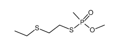 Methyl-phosphonothioic acid S-(2-ethylsulfanyl-ethyl) ester O-methyl ester结构式