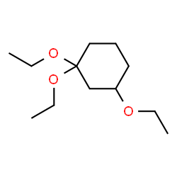 Cyclohexane, 1,1,3-triethoxy- (9CI) structure
