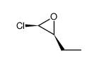cis-2-chloro-3-ethyl-oxirane Structure