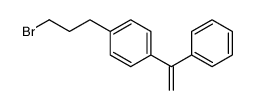 1-(3-bromopropyl)-4-(1-phenylethenyl)benzene Structure