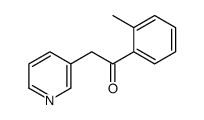 1-(2-methylphenyl)-2-pyridin-3-ylethanone结构式