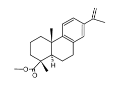 methyl abieta-8,11,13,15-tetraen-18-oate结构式