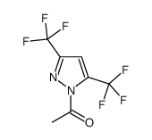 1-ACETYL-3,5-BIS(TRIFLUOROMETHYL)PYRAZOLE structure