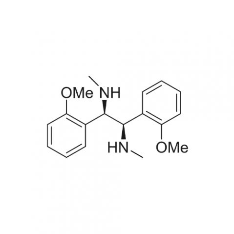 (1R,2R)-1,2-bis(2-methoxyphenyl)-N1,N2-dimethylethane-1,2-diamine结构式