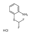 2-[(DIFLUOROMETHYL)THIO]ANILINE HYDROCHLORIDE structure