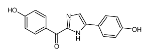 (4-hydroxyphenyl)-[5-(4-hydroxyphenyl)-1H-imidazol-2-yl]methanone结构式