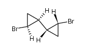 anti-cis,cis-2,2'-Dibrom-bicyclopropyl Structure