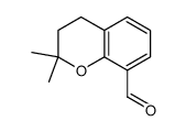 2,2-dimethyl-3,4-dihydro-2H-chromene-8-carbaldehyde结构式