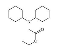 ethyl 2-(dicyclohexylamino)acetate Structure