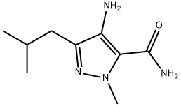 4-Amino-1-methyl-3-(2-methylpropyl)-1H-pyrazole-5-carboxamide picture