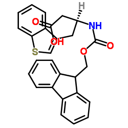 Fmoc-(3-苯并噻吩基)-L-β-高丙氨酸结构式