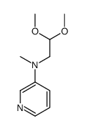 3-Pyridinamine,N-(2,2-dimethoxyethyl)-N-methyl-(9CI)结构式
