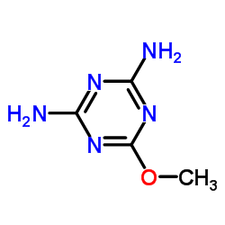 2,4-氨基-6-甲氧基-1,3,5-三嗪结构式