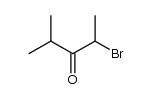 2-Bromo-4-methyl-3-pentanone Structure