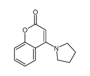 4-pyrrolidin-1-ylchromen-2-one结构式