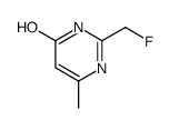 4-Pyrimidinol, 2-(fluoromethyl)-6-methyl- (6CI,8CI)结构式