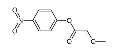 p-nitrophenyl 2-methoxyacetate结构式