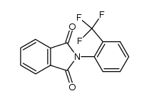 N-((2-trifluoromethyl)benzene)phthalimide Structure