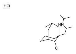 1-(2-chloro-1-adamantyl)-N-propan-2-ylpropan-2-amine,hydrochloride结构式