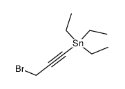 3-Bromo-1-triethylstannyl-1-propyne Structure