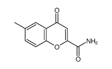 6-methyl-4-oxochromene-2-carboxamide结构式