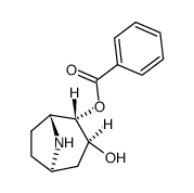 (1R,2S,3S,5S)-8-Azabicyclo[3.2.1]octane-2,3-diol 2-benzoate结构式