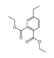 diethyl 4-ethylbenzene-1,2-dicarboxylate结构式