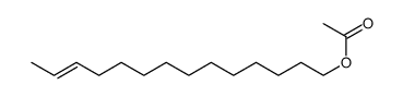 (E)-十四碳-12-烯-1-基乙酸酯结构式