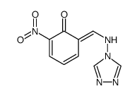 2-Nitro-6-[(E)-(4H-1,2,4-triazol-4-ylimino)methyl]phenol结构式