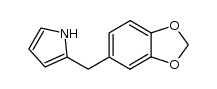 2-benzo[1,3]dioxol-5-ylmethyl-pyrrole结构式