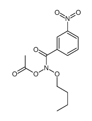 [butoxy-(3-nitrobenzoyl)amino] acetate Structure