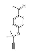 1-(4-(2-Methylbut-3-yn-2-yloxy)phenyl)ethanone结构式