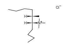 ((1RS,2SR)-1-butyl-2-methyl-hexyl)-trimethyl-ammonium, chloride结构式