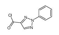 2H-1,2,3-Triazole-4-carbonyl chloride, 2-phenyl- (9CI)结构式