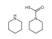 piperidinium piperidylmonothiocarbamate结构式