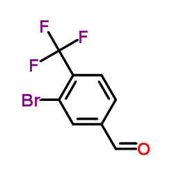 3-溴-4-三氟甲基苯甲醛结构式