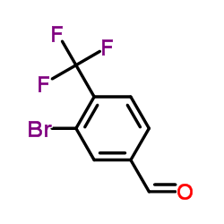 3-Bromo-4-(trifluoromethyl)benzaldehyde structure